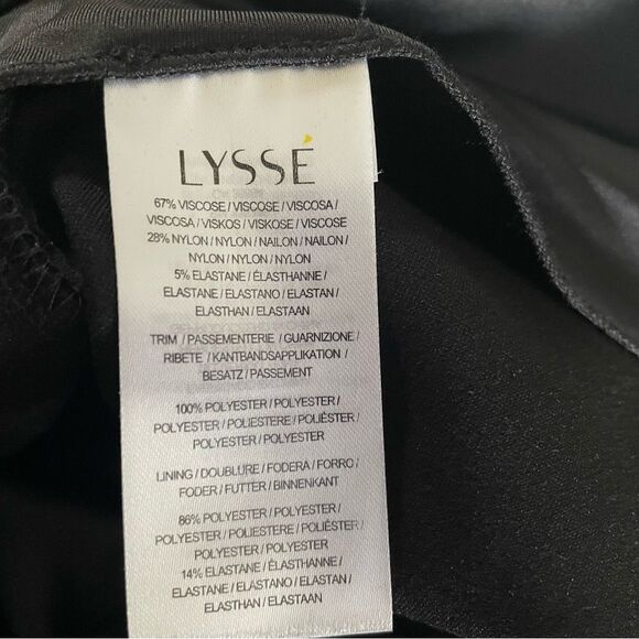 NEW Lysse Criss Cross Ponte Leggings Pants Rock n Roll Concert Gothic - Picture 5 of 6